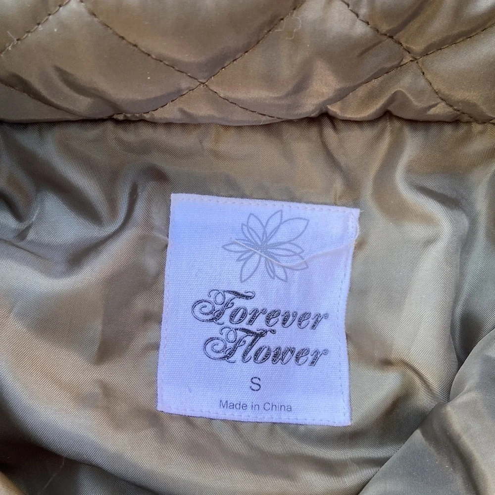 Forever Flower Womens Jacket SZ S